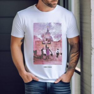 St. Paul Watercolor Paris France Local Hoops Shirt