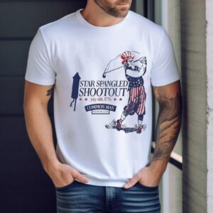 Star Spangled Shootout July 4th 1776 Common Man Country Club Golf Shirt