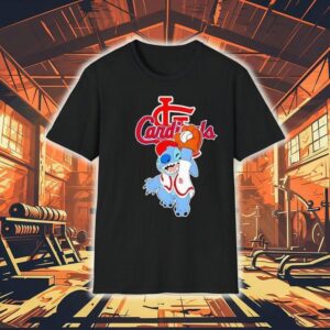 Stitch Play Baseball St Louis Cardinals Shirt