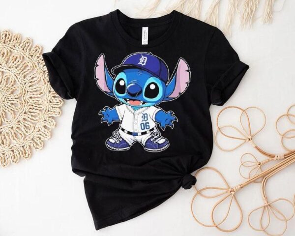Stitch X Detroit Tigers Shirt