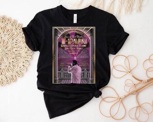 T-pain Live At Red Rocks Park And Amphitheatre.waka Flocka Flame Ying Yang Twins October 29th Shirt