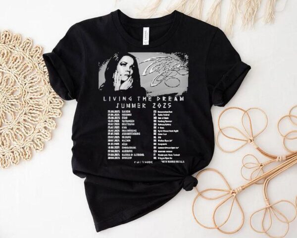 Tarja Turunen Living The Dream Tour Summer 2025 Dates Shirt