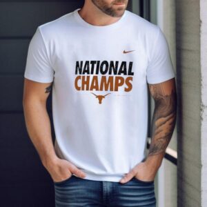 Texas Longhorns Nike Youth 2025 Ncaa Softball Women’s College World Series Champions Bold Shirt