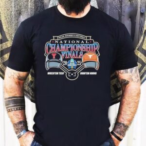 Texas Tech Red Raider Vs Texas Longhorns 2025 Softball College World Series Championship Finals Wreck ‘em Tech Hook ‘em Horns Helmet T-