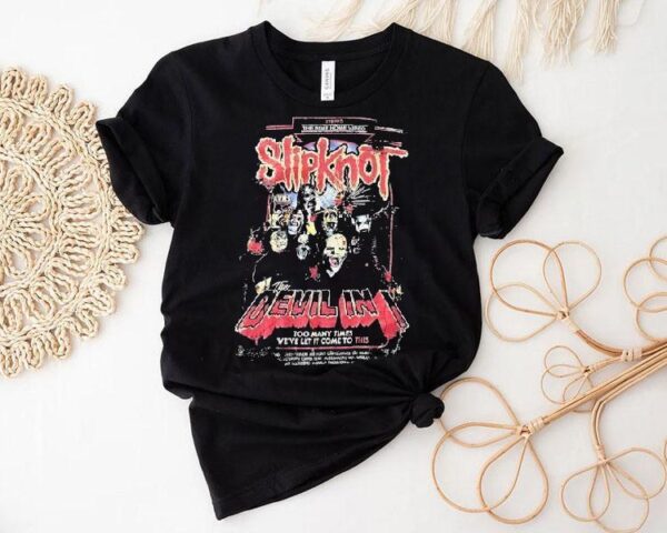The Nine Home Video Slipknot The Devil In I Too Many Times We’ve Let It Come To This Shirt