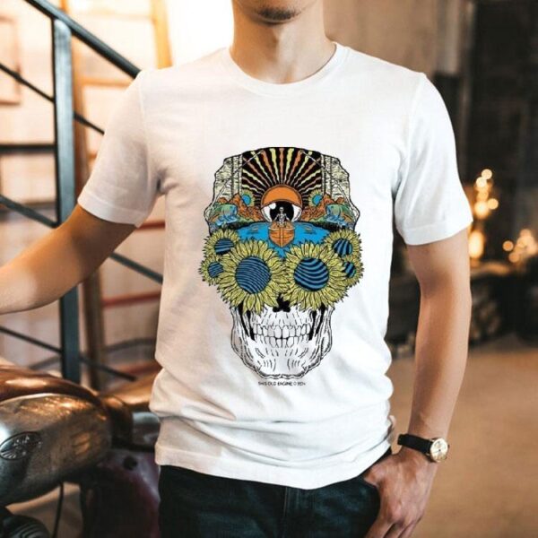 The Old Engine Skull Skeleton Shirt