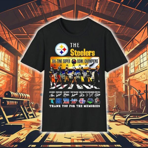 The Pittsburgh Slers Six Time Super Bowl Champions Thank You For The Memories Shirt