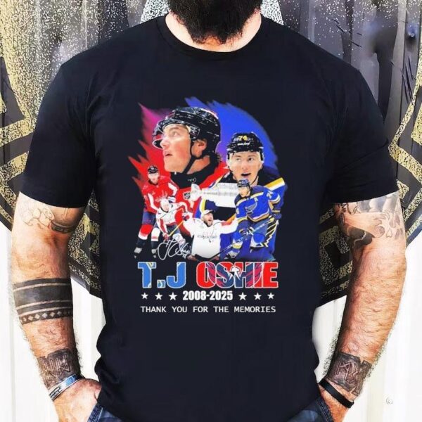 Tj Oshie 2009 2025 Thank You For The Memories Shirt