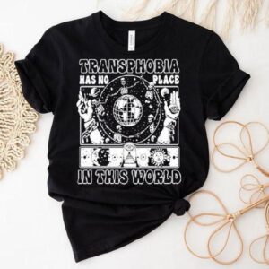 Transphobia Has No Place In This World Skeleton Shirt