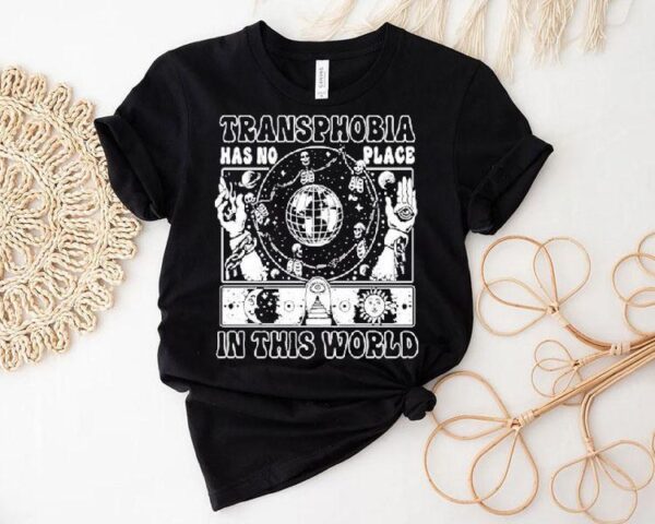 Transphobia Has No Place In This World Skeleton Shirt