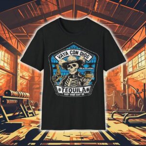 Vaya Con Dios Tequila Easy Come Easy Skeleton Shirt