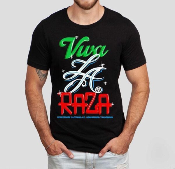 Vura La Raza Streetwise Clothing Co Registered Trademark Shirt