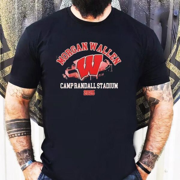 Wisconsin Badgers X Morgan Wallen Camp Randall Stadium 2025 Shirt