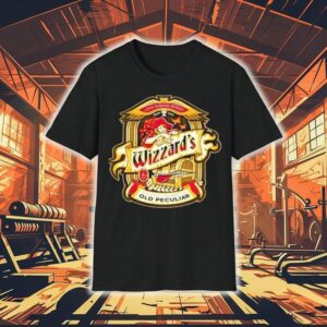 Wizzards Old Peculiar Magically Crafted Ale Logo Shirt