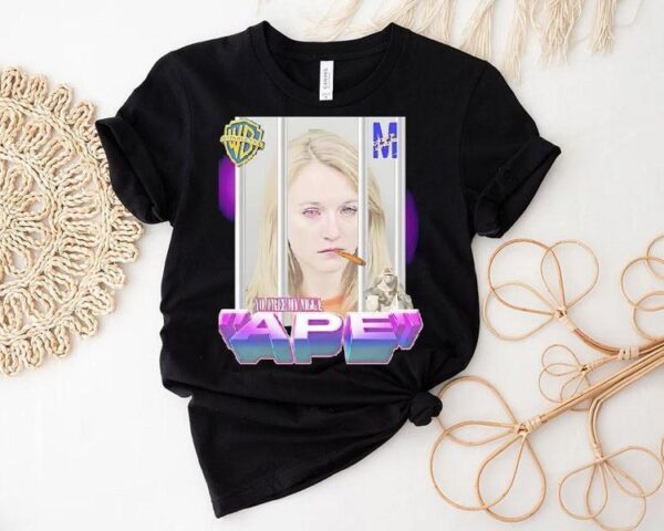 Yo Free My Nigga Ape Warn A Brotha Logo Shirt