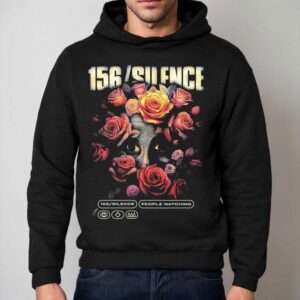 Silence People Watching Flower Eyes Hoodie