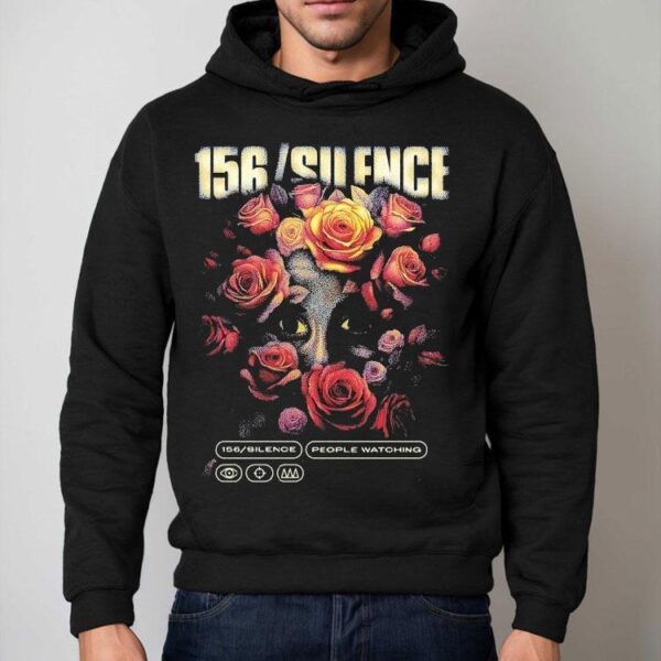 156 Silence People Watching Flower Eyes Shirt