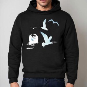 Seagull Boxy Cherry Lips Crystal Skies Hoodie
