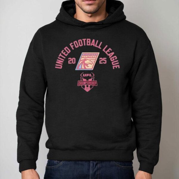 2025 Michigan Panthers Ufl United Football League Championship Game Shirt