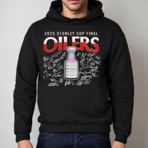 Stanley Cup Final Edmonton Oilers Signatures Hoodie