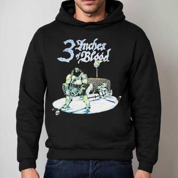 3 Inches Of Blood Blood Hockey Heavy Metal Shirt
