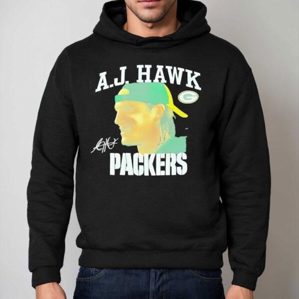 Aj Hawk Green Bay Packers Signature Shirt