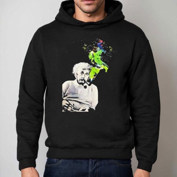 Albert Einstein Smoking Colors Shirt