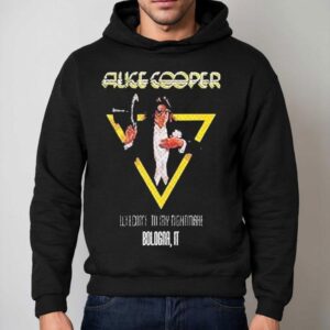 Alice Cooper Welcome To My Nightmare City In Bologna It Hoodie