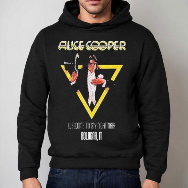 Alice Cooper Welcome To My Nightmare City In Bologna It 2025 Shirt