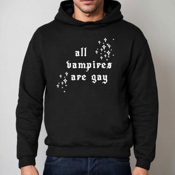 All Vampire Are Gay Black Shirt