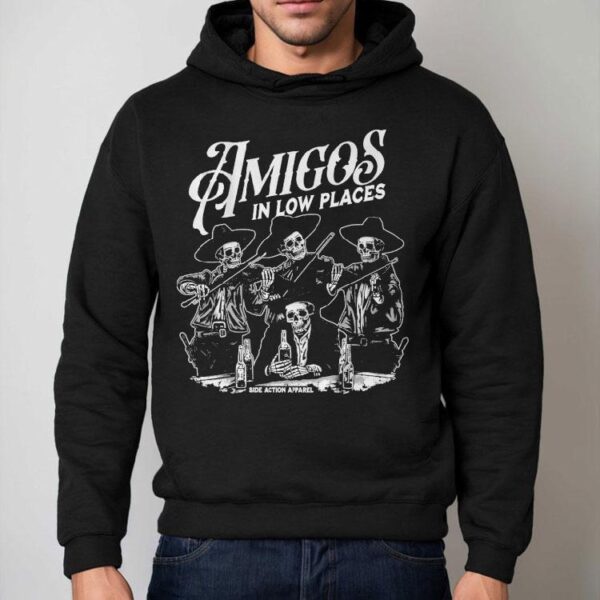 Amigos In Low Places Skeleton Shirt