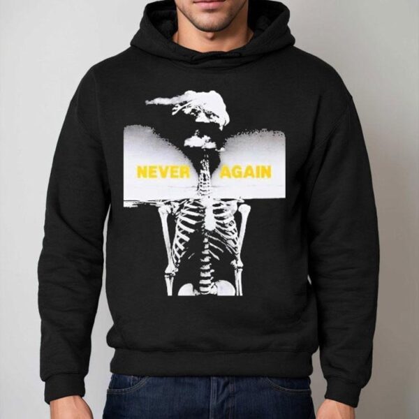 Anti Nuclear Movement House Nyc X Peter Kennard Never Again Skeleton Shirt