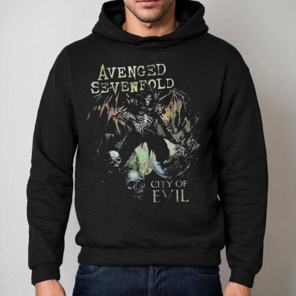 Avenged Sevenfold Evil Never Dies City Of Evil 20th Anniversary Shirt