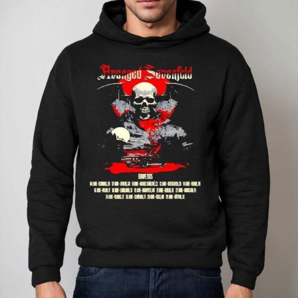 Avenged Sevenfold June 11 2025 Hradec Krlov Cz Rock For People Shirt