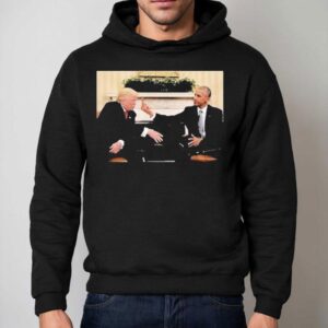 Barack Obama Middle Finger Fuck Trump Hoodie