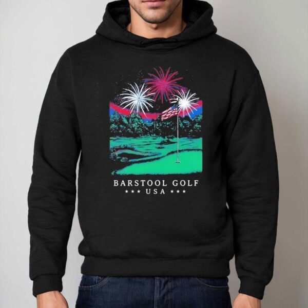 Barstool Golf Usa Fireworks 4th Of July Shirt