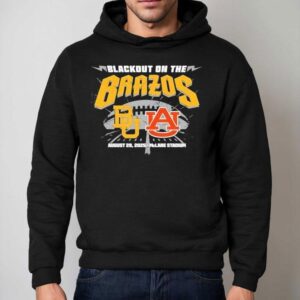 Baylor Bears Vs Auburn Tigers Blackout On The Brazos Hoodie