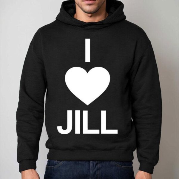 Ben Starr Wearing I Love Jill Shirt