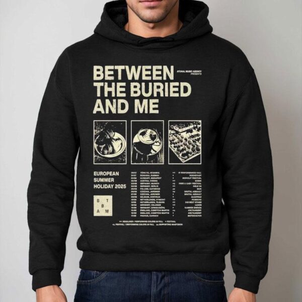 Between The Buried And Me The European Summer Holiday 2025 Tour Dates Shirt