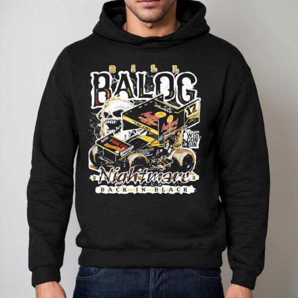 Bill Balog Racing North Pole Nightmare Back In Black Shirt