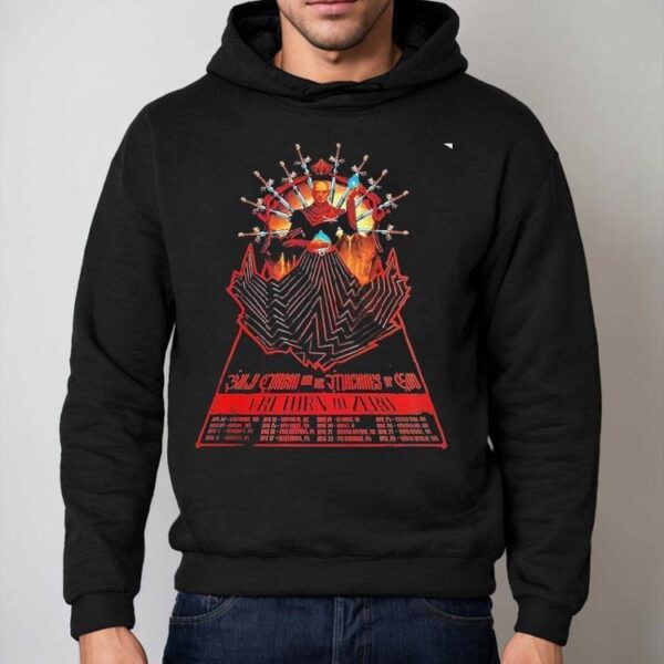 Billy Corgan And The Machines Of God A Return To Zero 2025 Tour Dates Gig In Baltimore Maryland Swords Shirt
