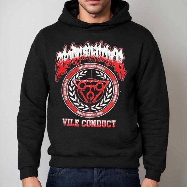 Bodysnatcher Vile Conduct Bloody Brevard County Florida Shirt