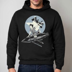 Bombs Away Girl Star Hoodie