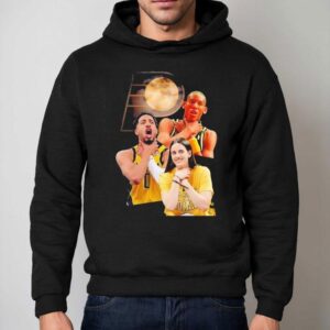 Caitlin Clark Tyrese Haliburton Reggie Miller Choke Indiana Pacers Logo Hoodie