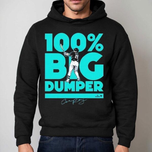 Cal Raleigh 100% Big Dumper Seattle Mariners Signature Shirt