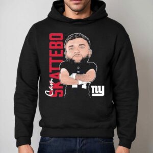 Cam Skattebo Rookie New York Giants Illustration Hoodie