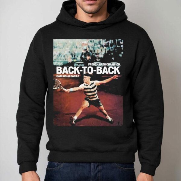 Carlos Alcaraz Back To Back French Open Champion 2025 Shirt