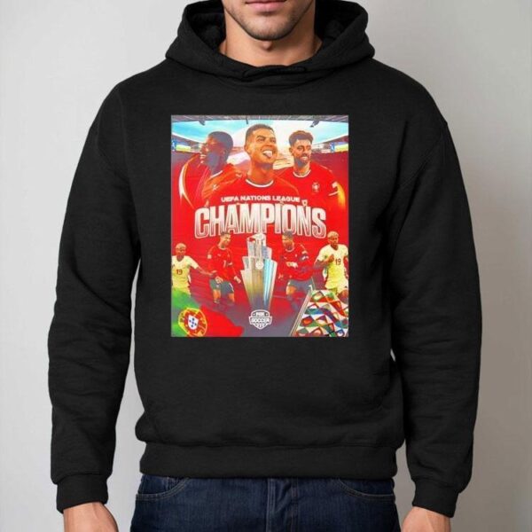 Celebrates Portugal The Champions Uefa Nations League Champion 2025 Shirt
