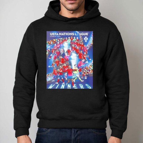 Celebrates Winners Portugal Wins Uefa Nations League Germany 2025 Shirt