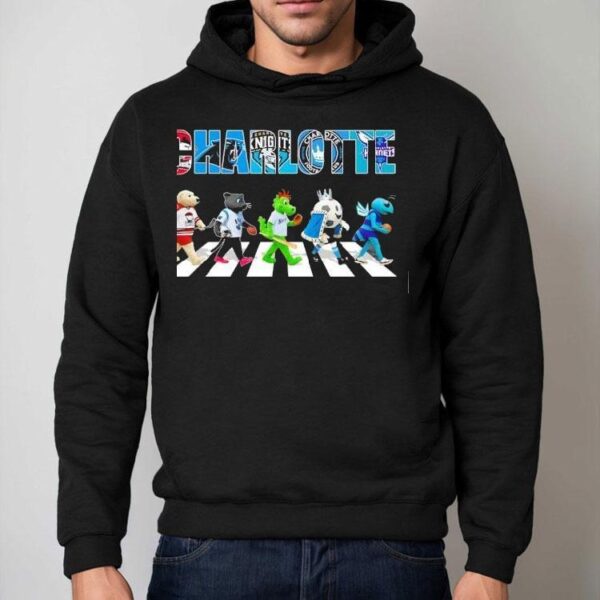 Charlotte Sports Team Mascot Abbey Road Shirt